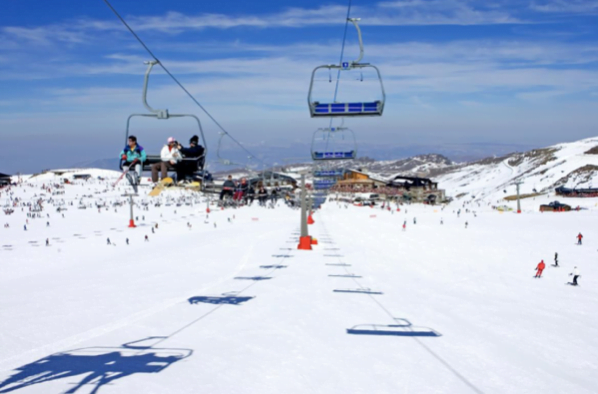 View from the Sierra Nevada chairlift